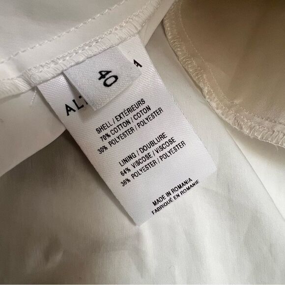 Altuzarra Rhodea Cotton-Blend Midi-Dress in White US 8 EU 40 NEW MSRP $1495 - Picture 8 of 13